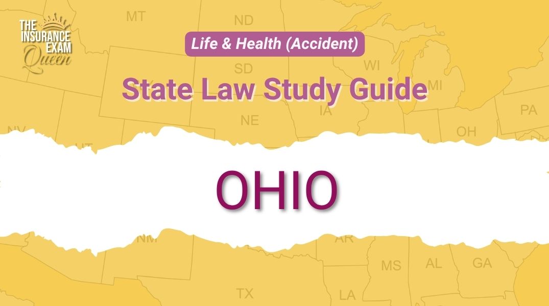 Ohio (OH) - State Law Study Guide for Life & Health (Accident)