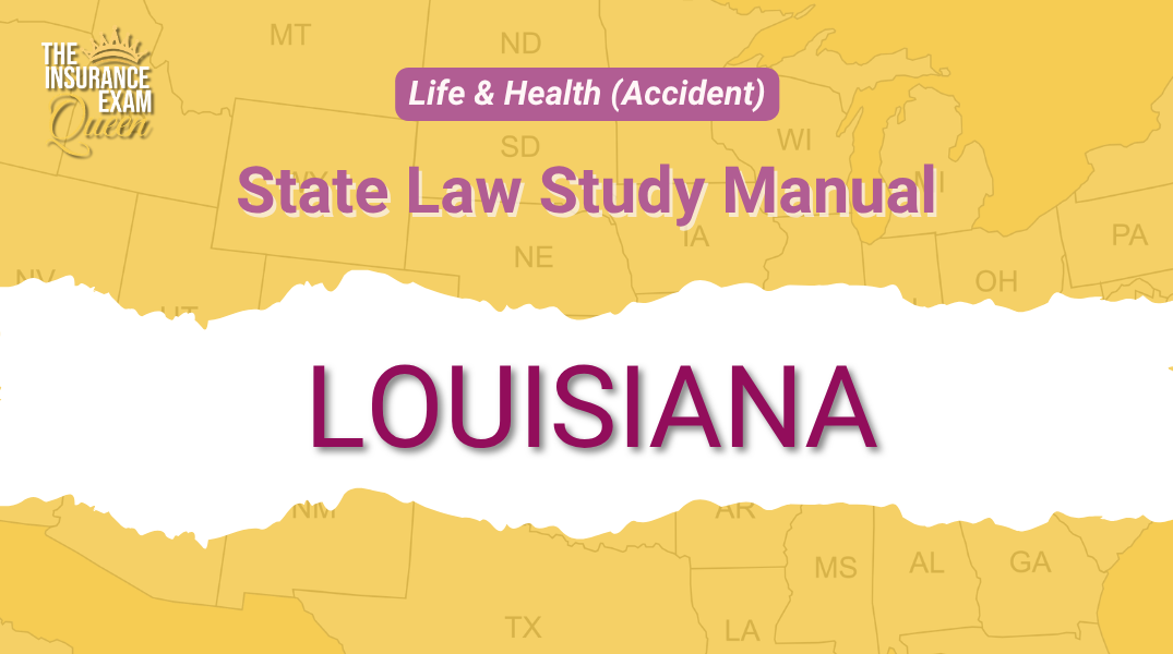 Louisiana (LA) - State Law Study Manual for Life & Health (Accident)