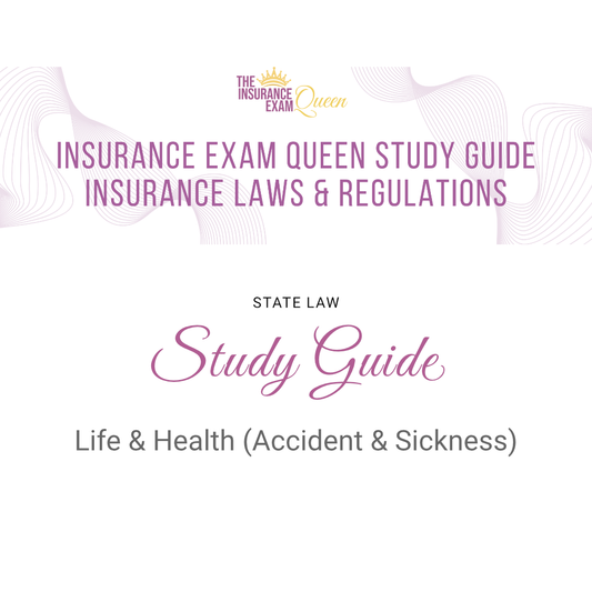 Alabama (AL) - State Law Study Guide for Life & Health (Accident)