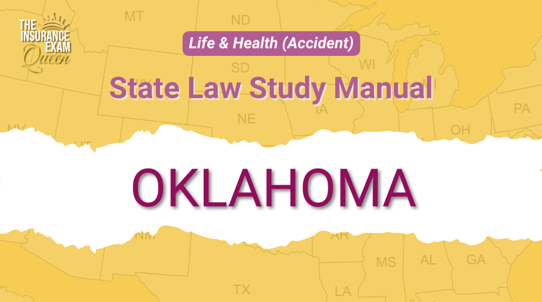 Oklahoma (OK) - State Law Study Manual for Life & Health (Accident)