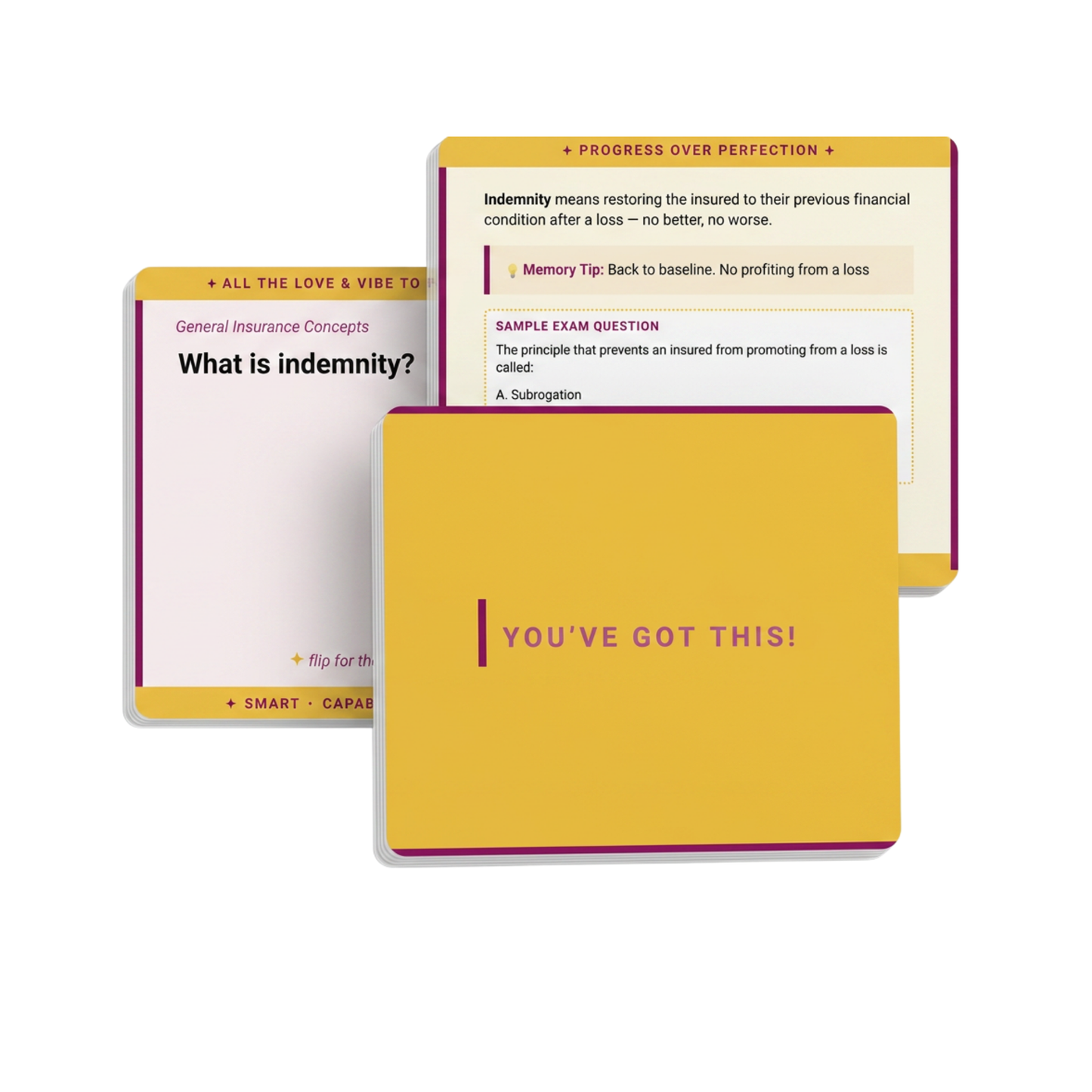 Life & Health Printable Flashcards