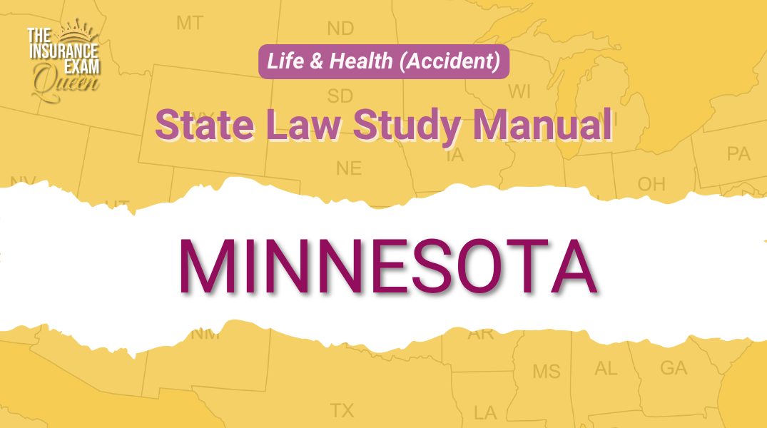 Minnesota (MN) - State Law Study Manual for Life & Health (Accident)