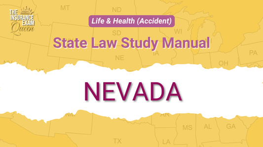 Nevada (NV) - State Law Study Manual for Life & Health (Accident)