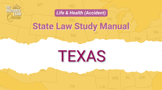 Texas (TX) - State Law Study Manual for Life & Health (Accident)